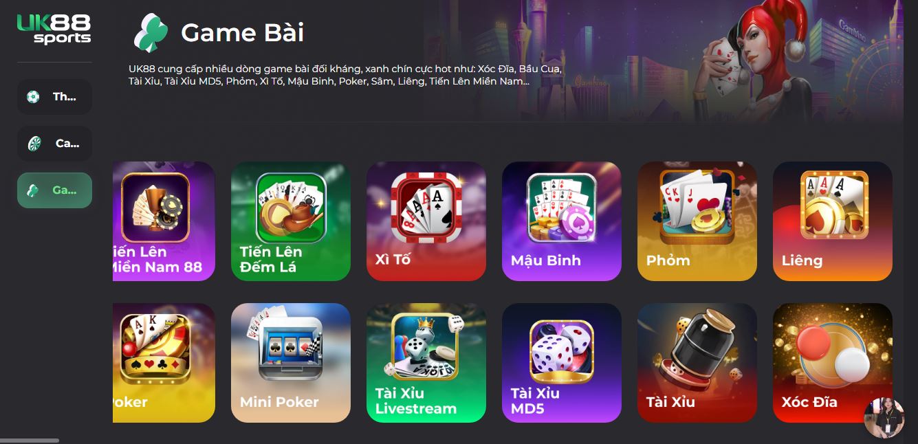 Baccarat cực hấp dẫn tại nhà cái UK88VIP
