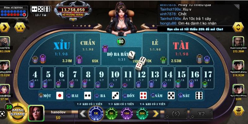 Tài xỉu Phượng hoàng UK88
